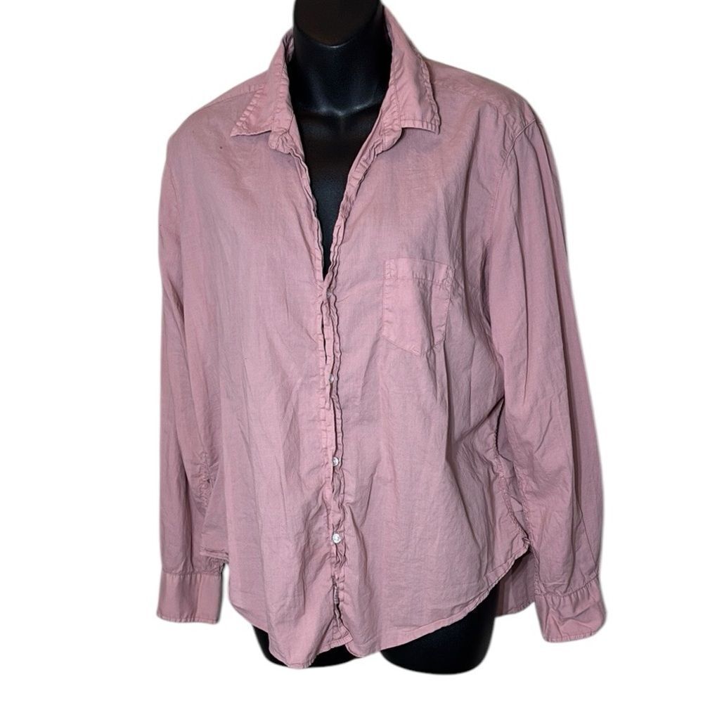 Frank & Eileen women’s small Eileen button up shirt muted pink